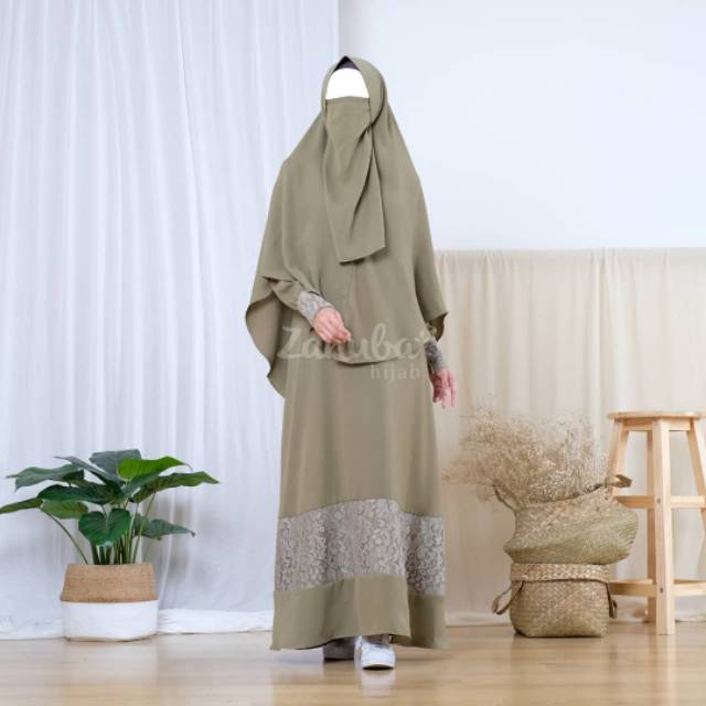 Brokat original by Zanuba Hijab (gamis only)