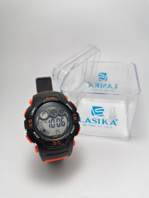 Jam Tangan Anak SD remaja LASIKA asli sporty digital anti air ada led