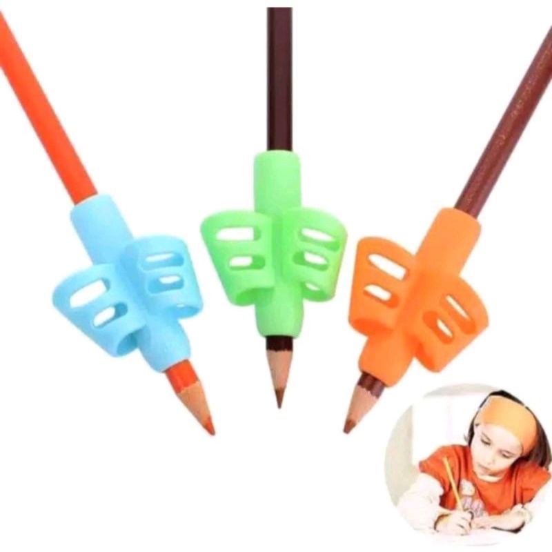 Alat bantu pegang pensil bolpoint untuk anak belajar menulis grip writing tools