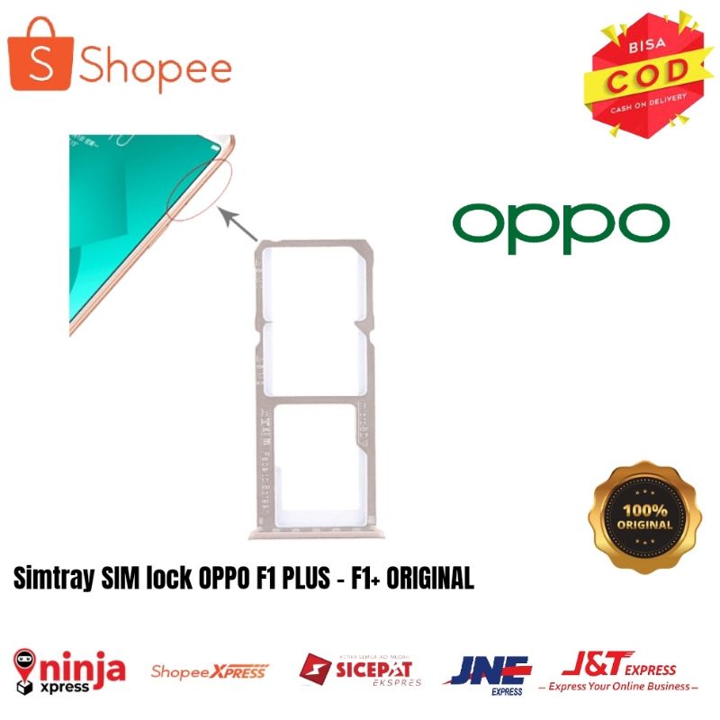 Sim Tray Oppo F1+ Slot Card SimSlot SimLock SimCard SimTray F1 Plus Original