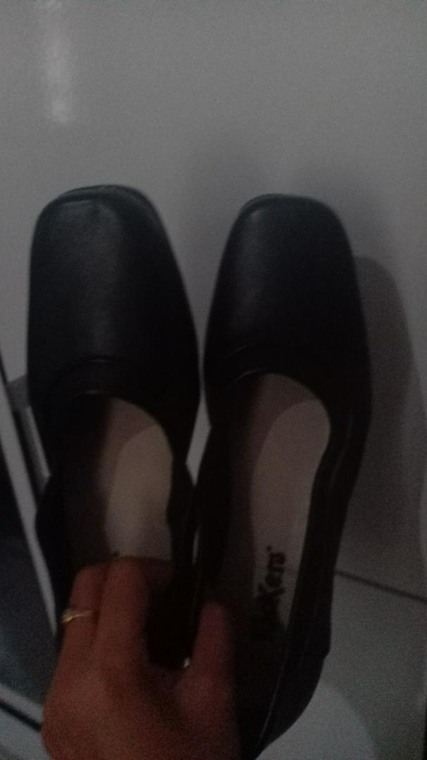 Haffand Sepatu Pantofel Wanita Hitam Hak 3 Cm Cewek Sekolah Kantor Paskibraka Paskib Paskibra A01ss