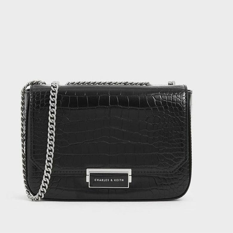 TAS WANITA CK METRO DOUBLE LINK CHAIN STRAP CROSSBODY - 752# [FM. 661]