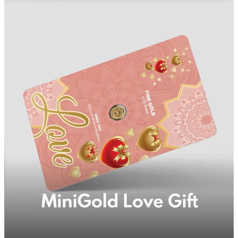 Gift Series LOVE Mini gold