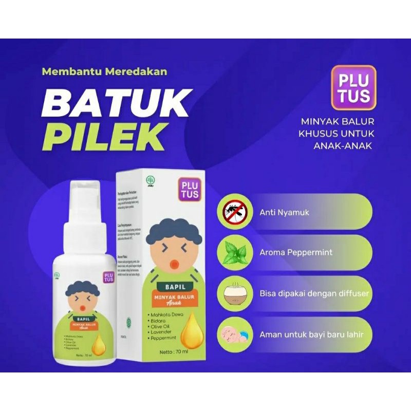 PLUTUS MINYAK BALUR ANAK 70 ML