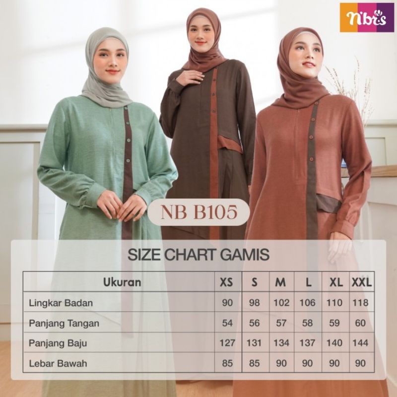 GAMIS  NB B105 NIBRAS SYARI &amp; CASUAL