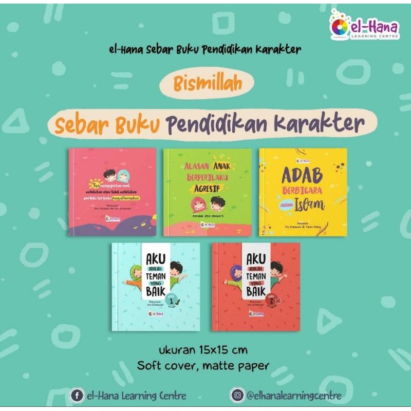 ELHANA SEBAR BUKU PENDIDIKAN KARAKTER