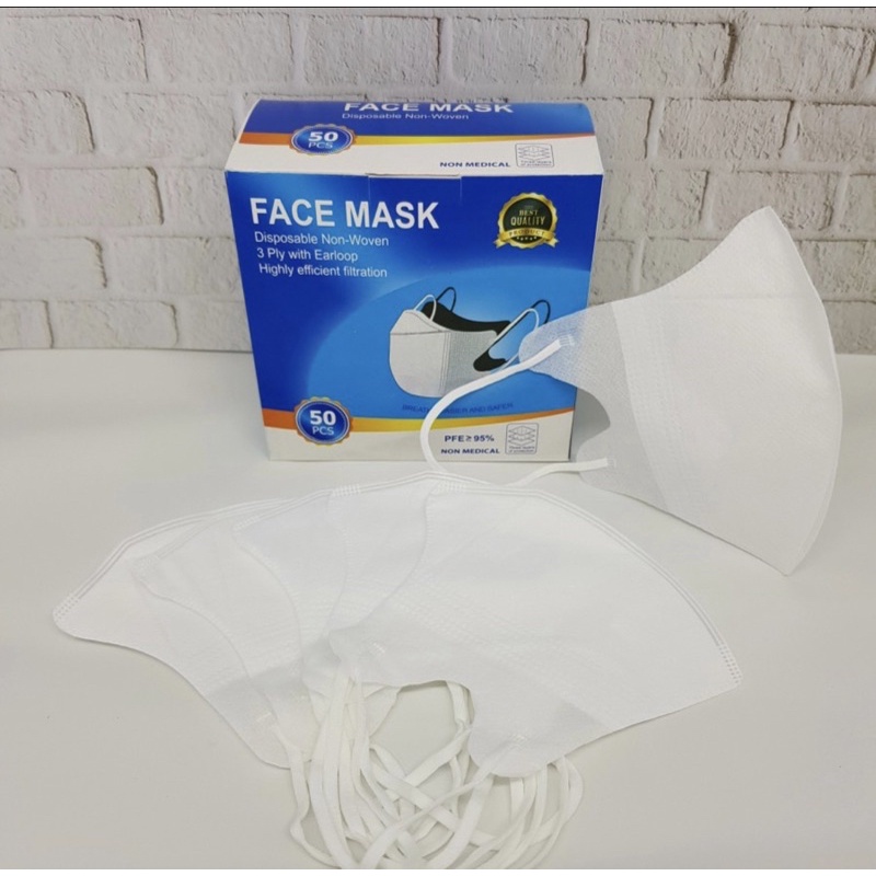 MASKER DUCKBILL FACEMASK 3 PLY ISI 50PCS