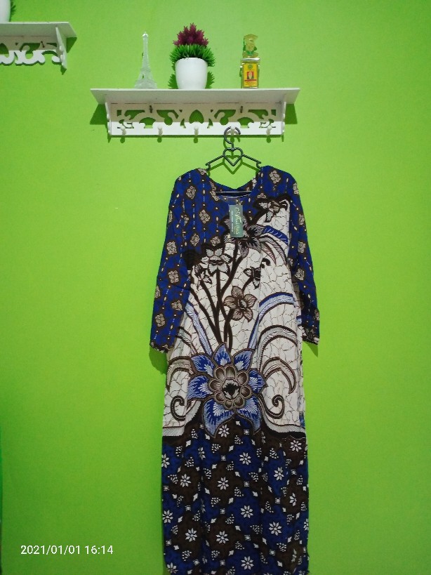 Longdress Esmanur Gamis Batik ~ Daster Ecer Grosir