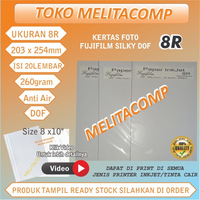 

(DISKON TERMURAH) Kertas foto fujifilm Silky Dof
