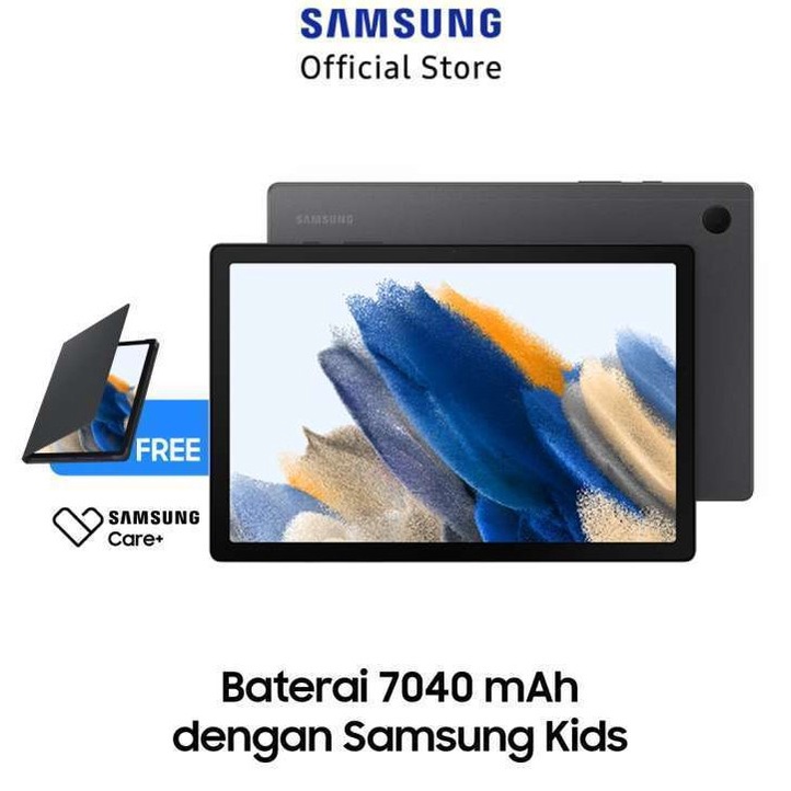 Samsung Galaxy Tab A8 Wifi [3/32GB] - Garansi Resmi-Grey n Cover