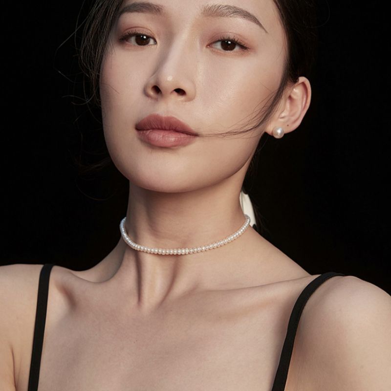 Pearl Necklace Kalung Choker Mutiara Korea Korean Kalung Mutiara