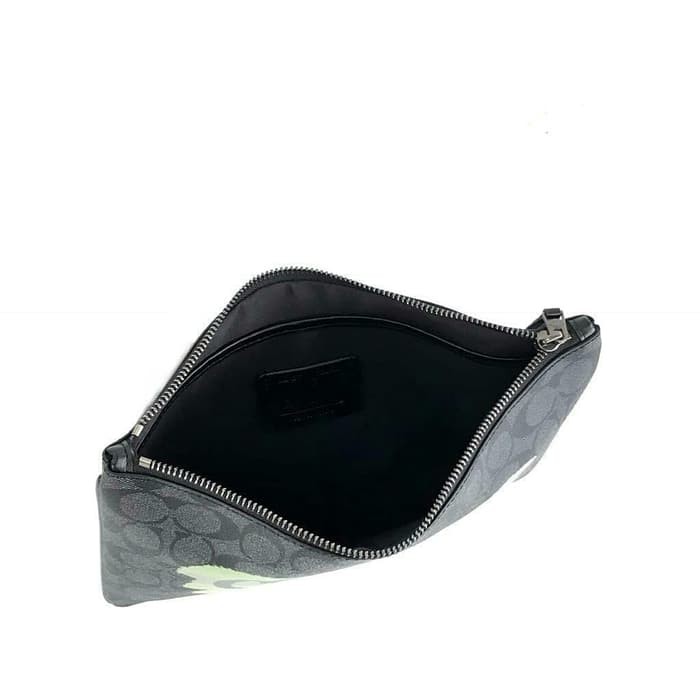 [Export Quality]  Dompet Pria Promo... Coach Pouch Graffiti Signature  termurah