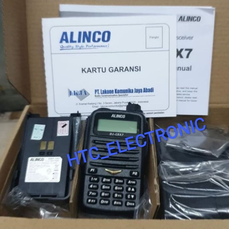 HT ALINCO DJ CRX7 DUALBAND MURAH - HT DUALBAND ALINCO DJ CRX7 MURAH