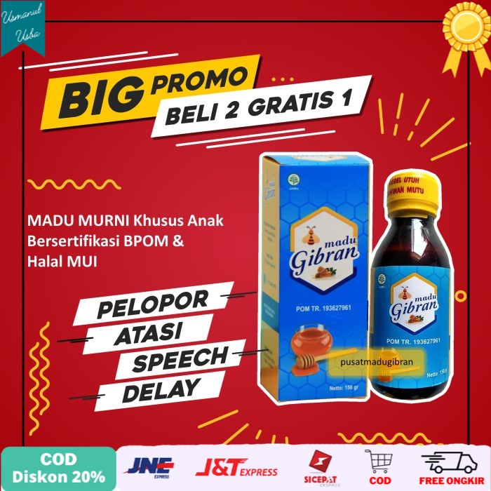 

◾COD◾ TERLARIS BELI 2 GRATIS 1 MADU ANAK PLUS GIBRAN HI-BRAIN ASLI