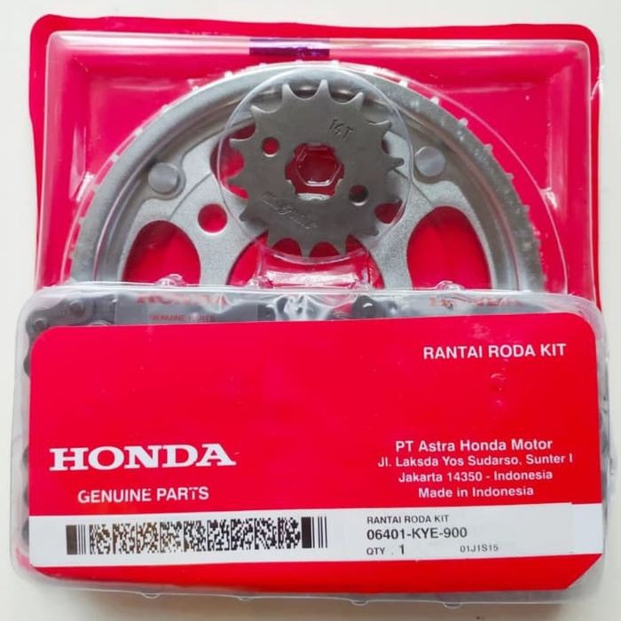 GEAR SET HONDA  MEGAPRO NEW VERZA CBR 150 OLD  KUALITAS ORI HGP