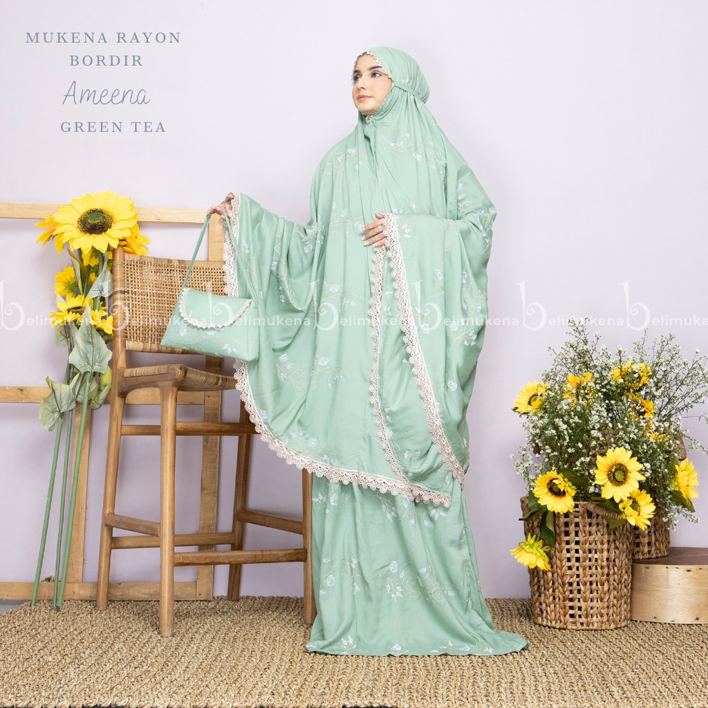 Mukena Dewasa 2in1 Bordir Ameena