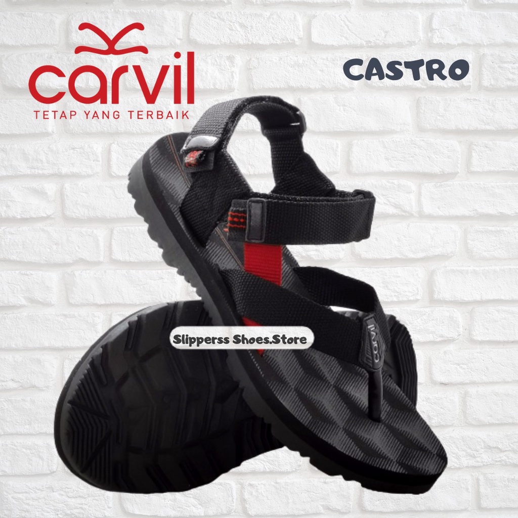 CARVIL CASTRO/Sandal Carvil Jepit/sandal kasual/sandal termurah/sandal pria/sandal wanita/sandal kar