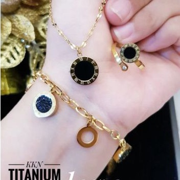 TiTanium set perhiasan wanita AS5