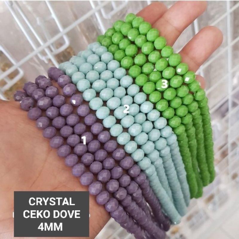 CRYSTAL CEKO DOVE 4MM