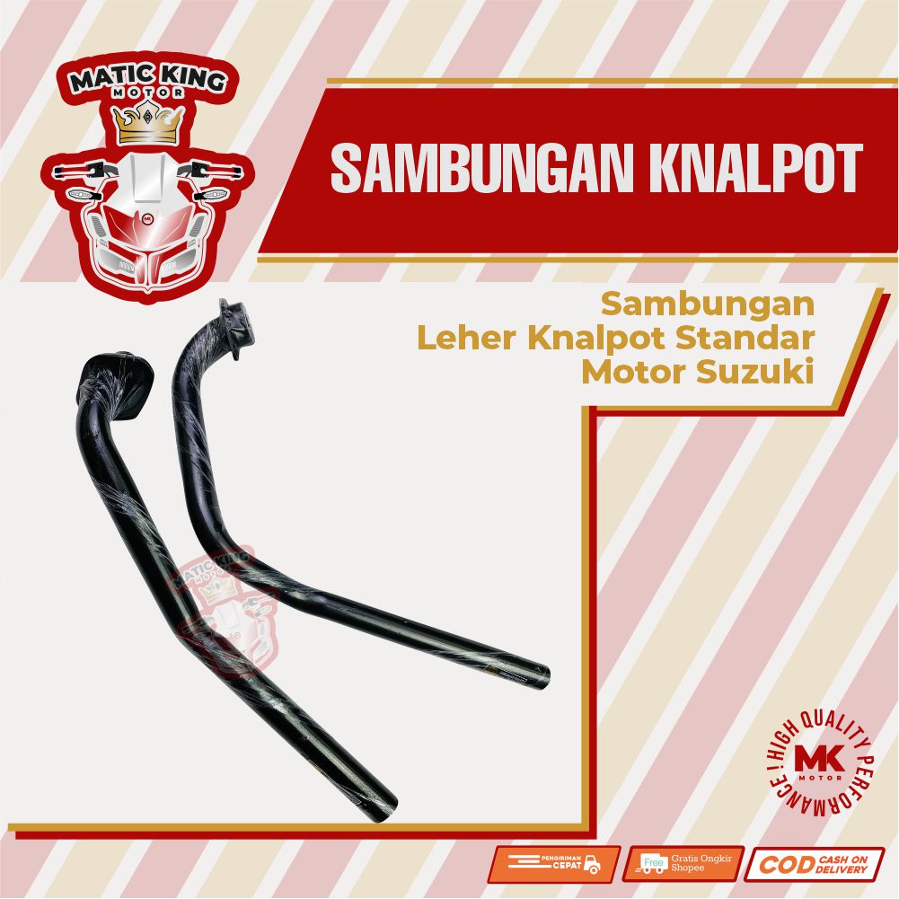 Sambungan leher knalpot Standar motor Suzuki