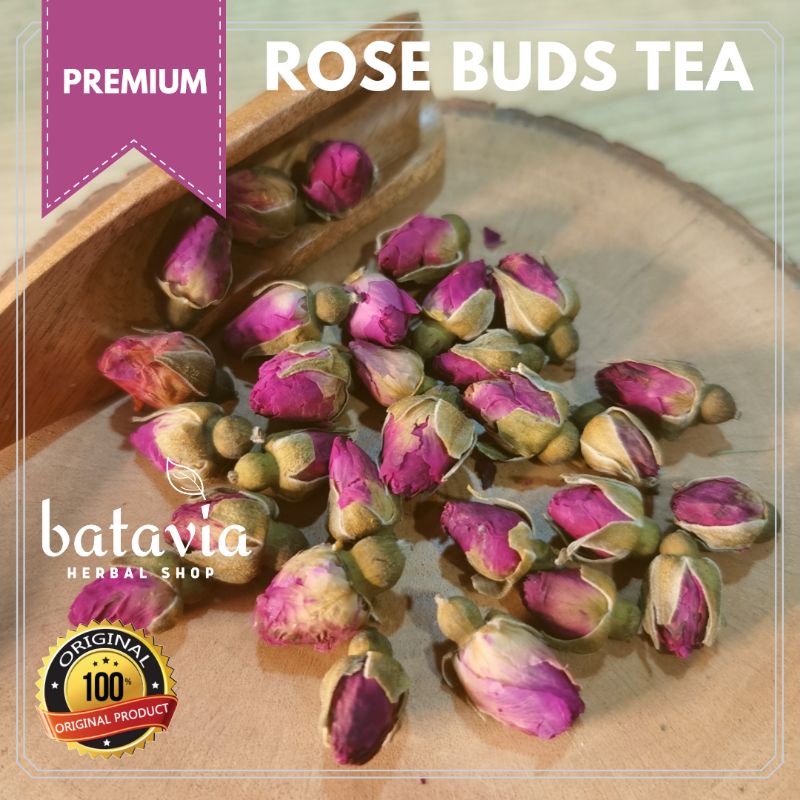 

Rose Bud Tea Teh Bunga Mawar Kering Premium Herbs Time