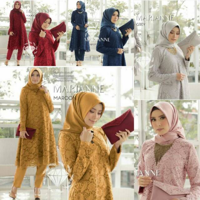 Setelan Kebaya Brokat Model Kebaya Batik Modern