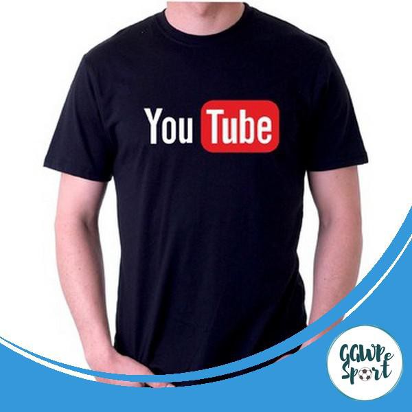 Kaos Distro Youtube Premium Baju Distro Youtuber Lengan Pendek Katun Combed 30S Kualitas Terbaik