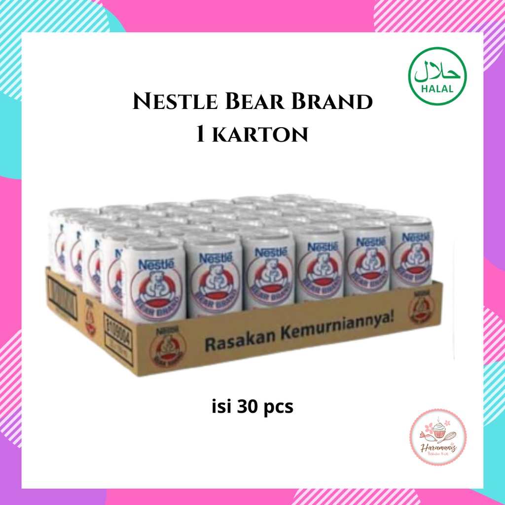 Nestle Bear Brand Susu Beruang 1karton 1dus isi 30pcs
