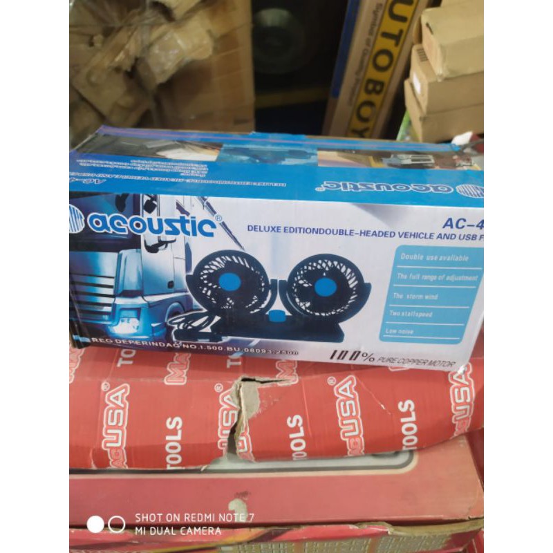 kipas angin mobil double