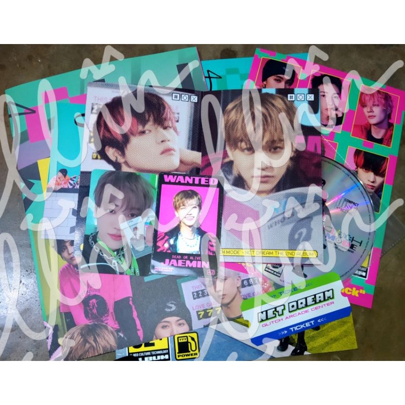 ALBUM GLITCH MODE NON SEALED PC JAEMIN SET