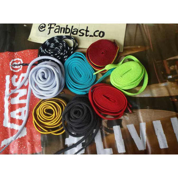 More Walk Vans Laces (Tali Sepatu) Oldskool/Sk8Hi Original + Free Sticker Vans