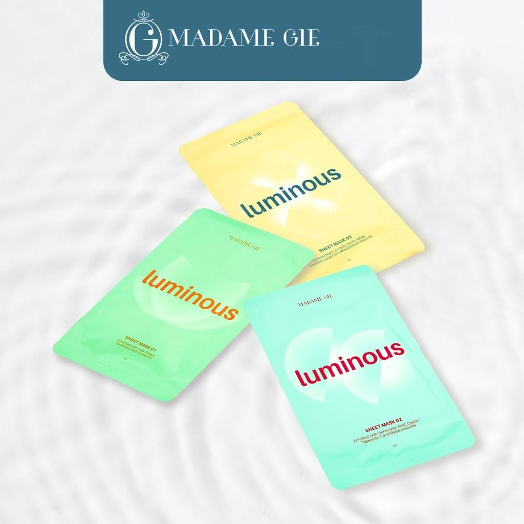 ★ BB ★  Madame Gie Luminous Sheet Mask - Skincare Masker Wajah