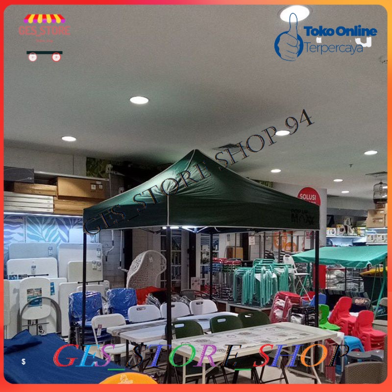 Soleil Tenda Gazebo Lipat 2x2 Mtr Tenda serbaguna Tenda outdoor Tenda bazar