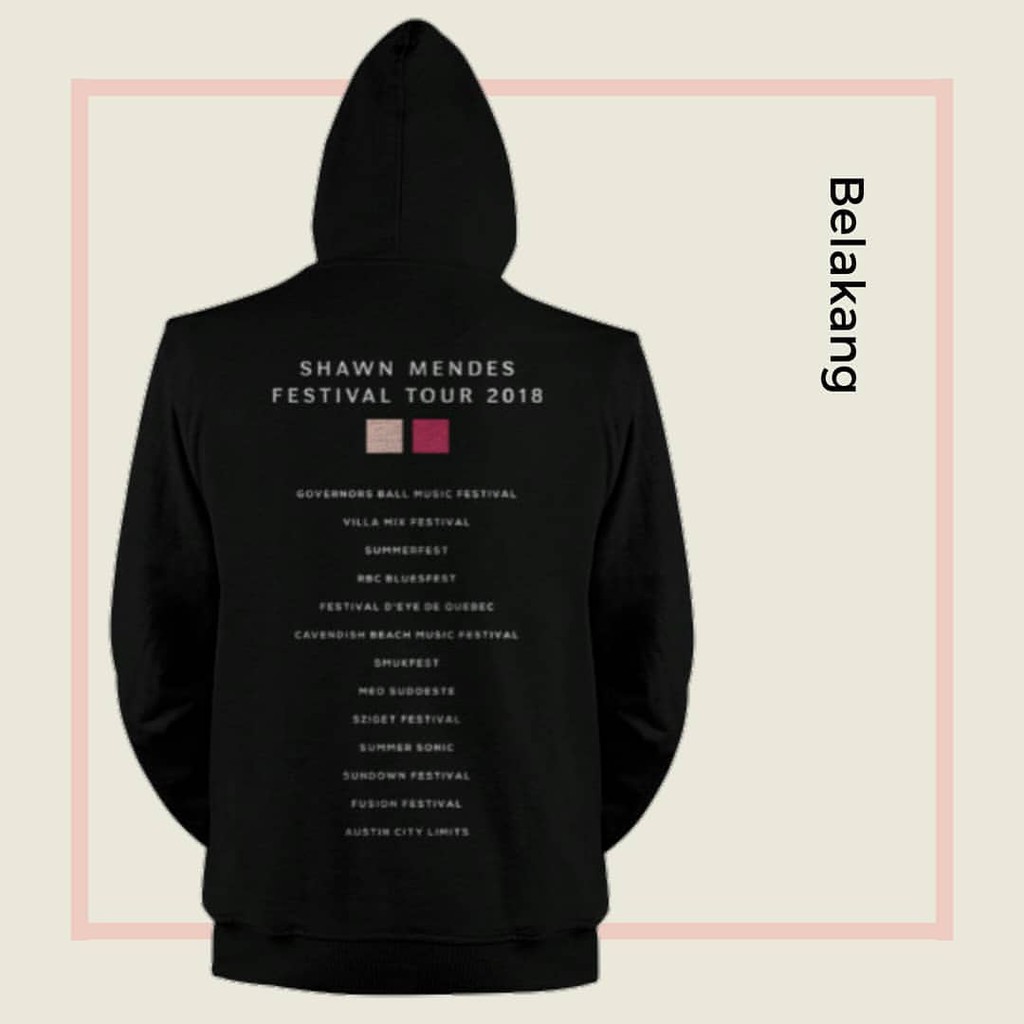 shawn mendes festival tour hoodie