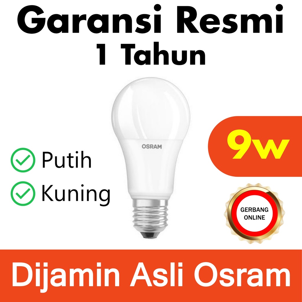 Osram Bohlam Lampu LED Putih Kuning 5w 7w 9w 12w 14w 7 w 9 w 12 w 14 w