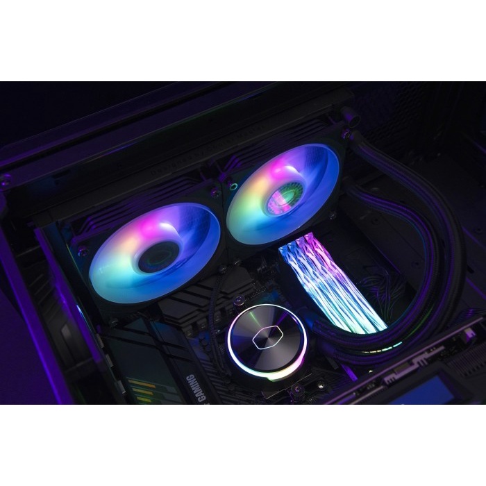 Cooler Master MASTERLIQUID PL240 FLUX ARGB AIO 240mm CPU Liquid Cooler