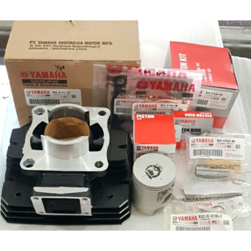 BORING BLOK PISTN BLOK SEHER SET PISTON YAMAHA RX KING ORIGINAL YP 1
