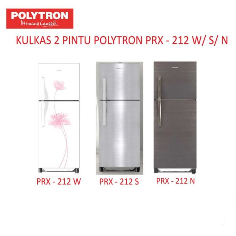 Polytron 2pintu prx212 Garansi Resmi 5Thn Royal Cirebon