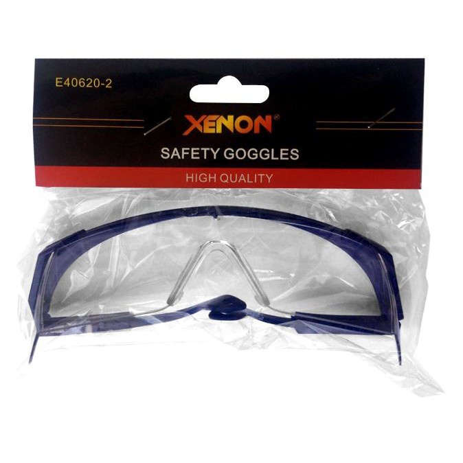 XENON 1 PAK 12 PCS KACAMATA SAFETY CLEAR GURINDA GERINDA GOOGLE BENING