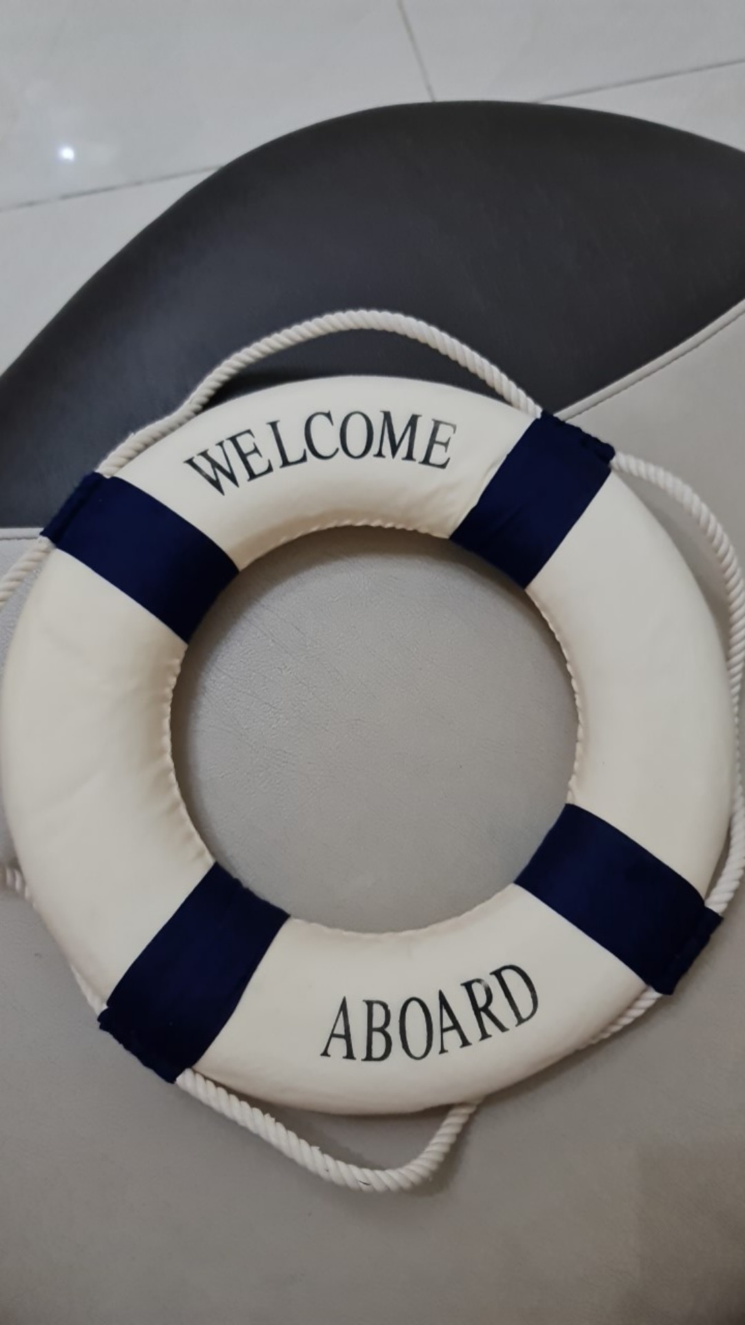 Pelampung Kapal Home Decor Lifebuoy Ring Boat Hiasan Dinding Jangkar
