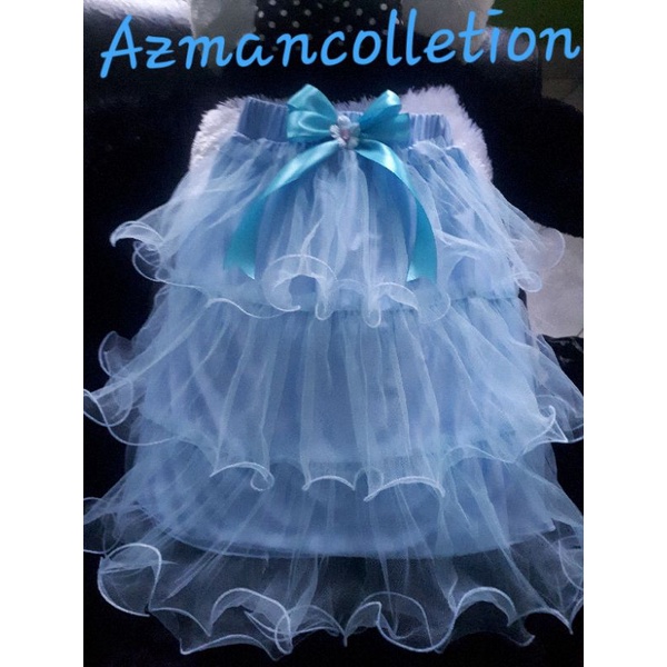 ROK TUTU 3 GELOMBANG CINTA/ROK TUTU KIDS/ROK SUSUN/ROK TUTU ANAK USIA 1-5 TAHUN