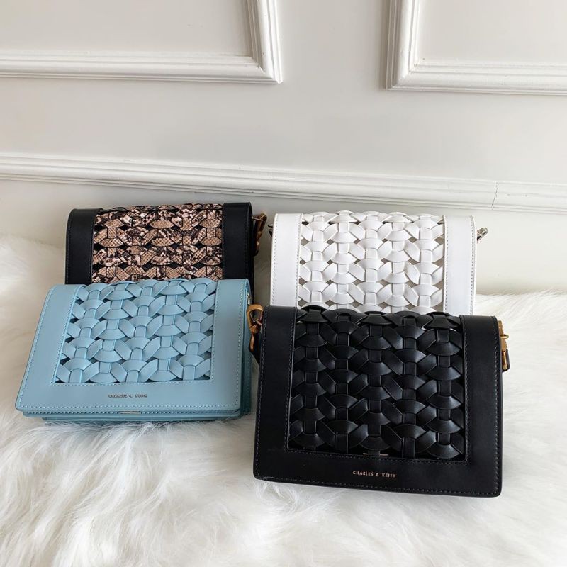CK Woven Shoulder Bag