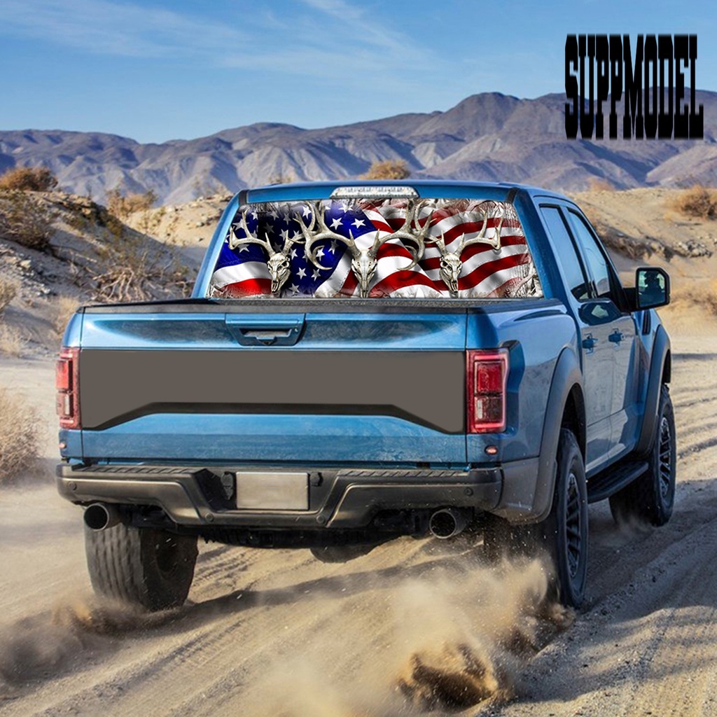 Stiker Vinyl Motif Totem Untuk Dekorasi Mobil Pickup