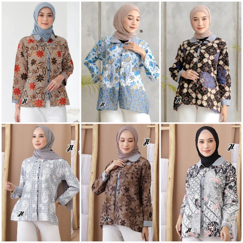 Batik wanita Bolero baju batik wanita bluse batik wanita kantor