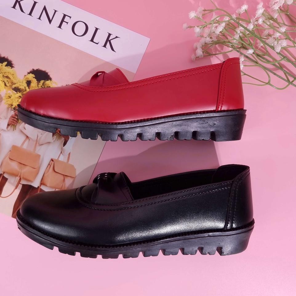 [Art. 3341] Sepatu Flatshoes Pantofel Joana Wanita Perempuan Cewek Kerja Kantor Formal Loafers Flat 