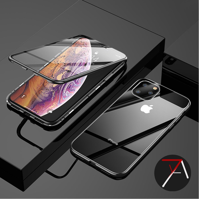 Iphone 11 Iphone11 Double Side Glass Magnetic Case Cover Casing Depan Belakang