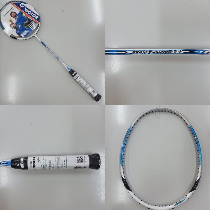 Raket racket reket badminton bulutangkis victor brave sword 15L + tas