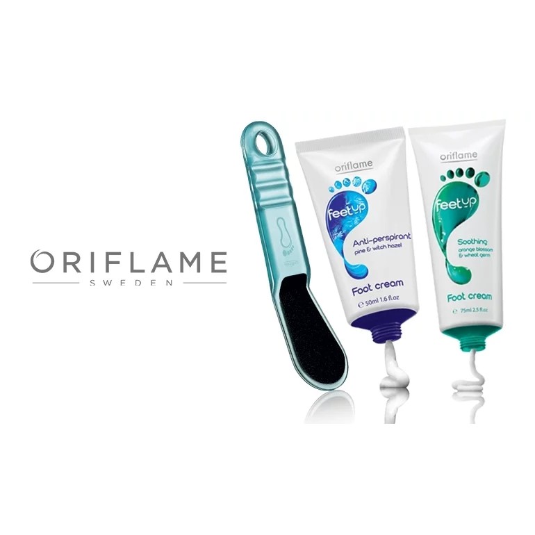 feet up comfort /oriflame / feet up oriflame / cream kaki/ pelembut kaki cream kaki oriflame