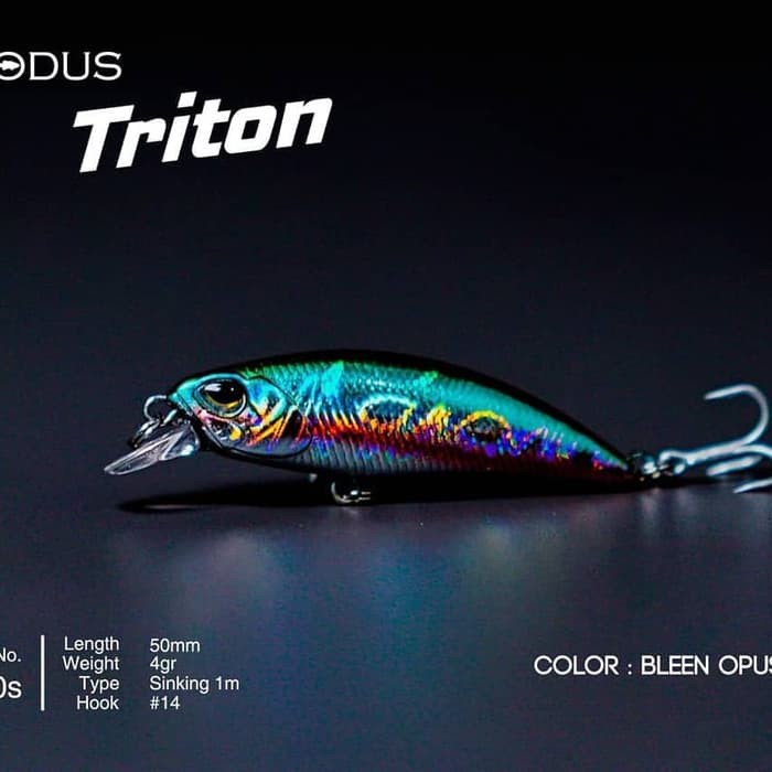 Exodus Triton lure Color Bleen Opus AP-428