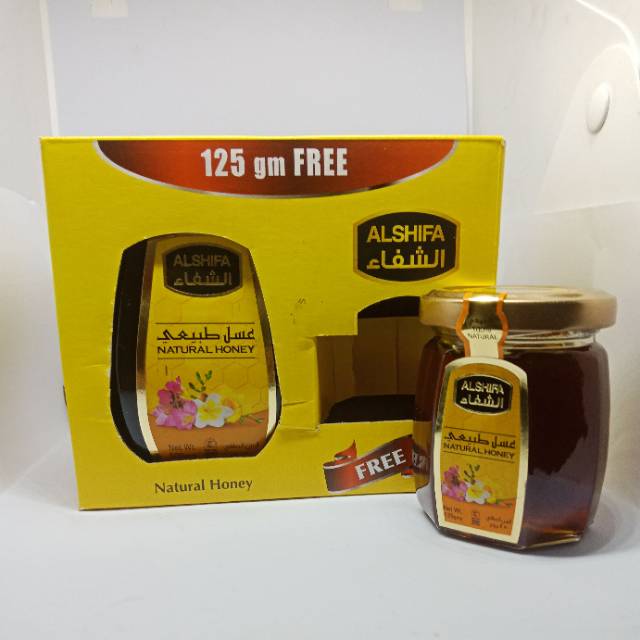 Madu ALSHIFA 500gr free 125gr